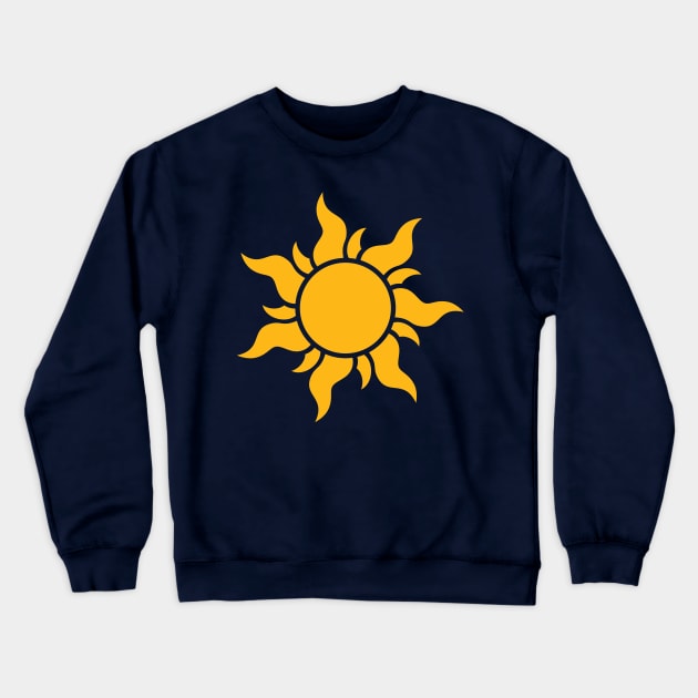 Tangled Kingdom Sun Crewneck Sweatshirt by Expandable Studios